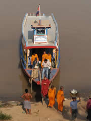 Barco en el Mekong