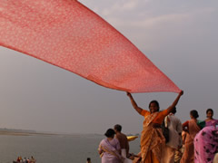 Secando saris